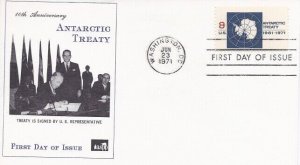 1431 8c ANTARCTIC TREATY - 1st ASPP - D