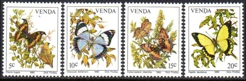 1980 Venda 34-37 Butterflies