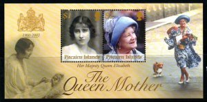 PITCAIRN ISLANDS SGMS627 2002 QUEEN ELIZABETH QUEEN MOTHER MNH