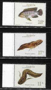 Angola 2001 Fish Sc 1194-1196 MNH A1943