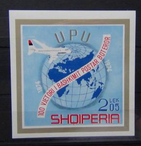 Albania 1974 UPU Miniature Sheet MNH