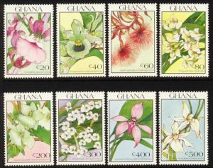 Ghana Sc# 1229-36 MNH Orchids