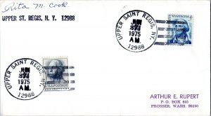 United States New York Upper Saint Regis 12988 1975 4-bar  1967-1983  Philate...