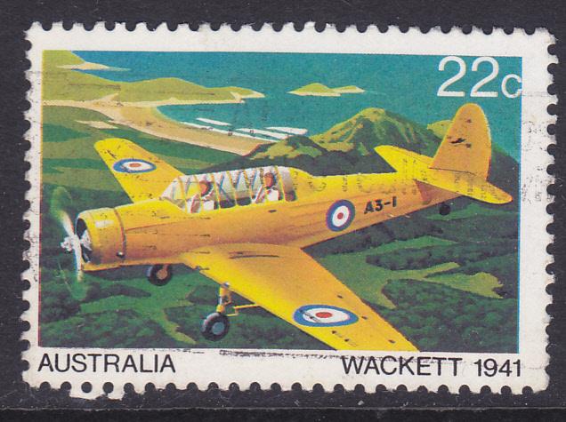 Australia 1980 -Aust Aircraft  Wackett 1941 22c used