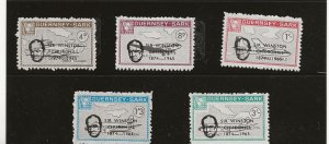 GB Local SARK  Commodore 1966 Churchill set of 5  Ref SC83-7   MNH