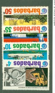 BARBADOS 368-71 MH BIN$ 1.75