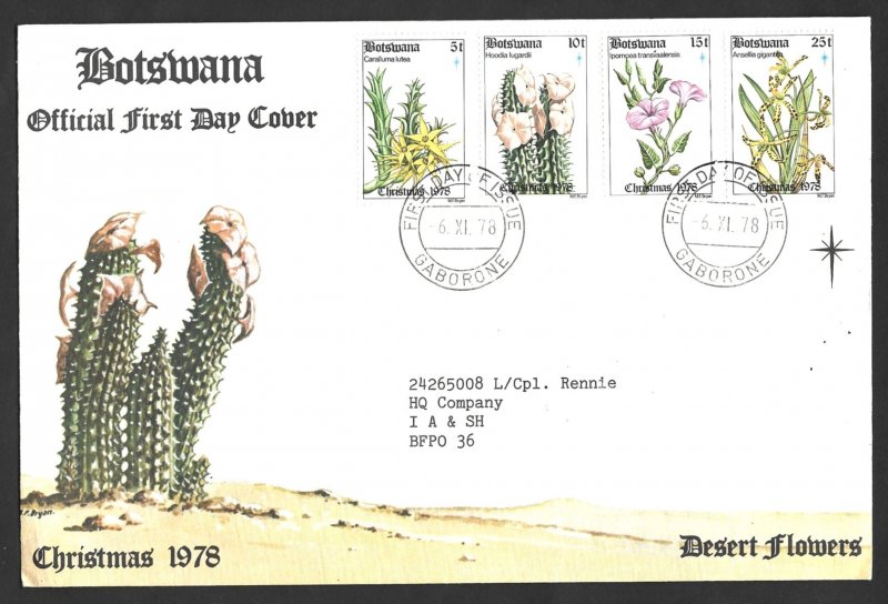 BOTSWANA FIRST DAY COVERS