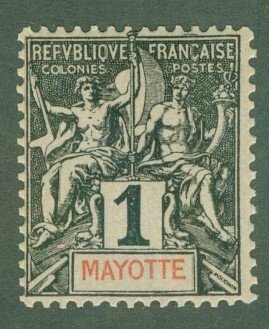 A21-0001 MAYOTTE #1  MH BIN $3.00