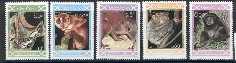 Laos 1118-22 MNH Animals