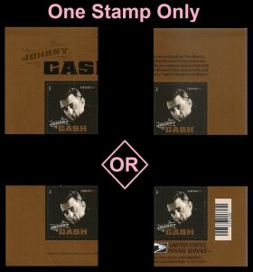 US 4789 Music Icons Johnny Cash forever corner single MNH 2013