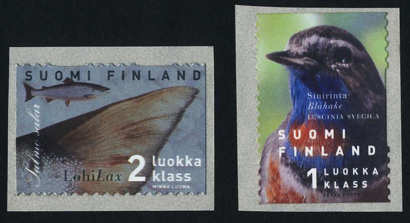 Finland 1099-1100 MNH Bird, Fish