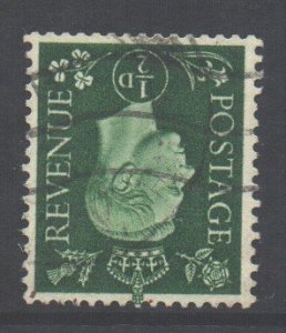 GB Scott 235 - SG462i, 1937 Inverted Wmk 1/2d used