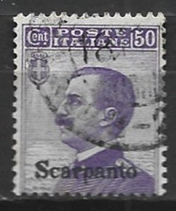 COLLECTION LOT 14672 ITALY OFFICES IN SCARPANTO #8 1912 CV+$19