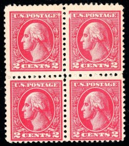 USAstamps Unused FVF US 1920 Washington Block Scott 526 OG MH SCV $196