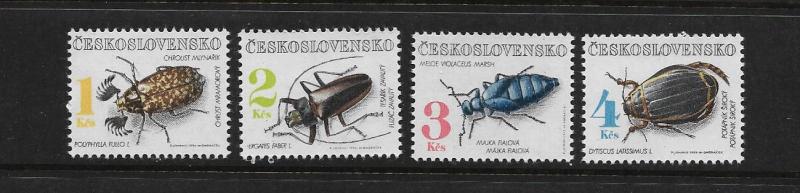 INSECTS - CZECHOSLOVAKIA #2863-6  MNH