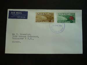 Postal History - New Zealand - Scott# 368-369 - First Day Cover