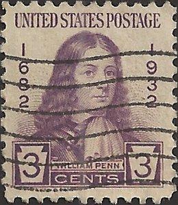 # 724 USED VIOLET WILLIAM PENN