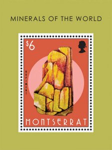 Montserrat - 2013 MINERALS OF THE WORLD STAMP SOUVENIR SHEET - MNH