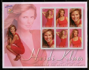 GRENADA HEIDI KLUM  SHEET MINT NH 