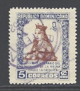 Dominican Republic Sc # 446 used (BBC)