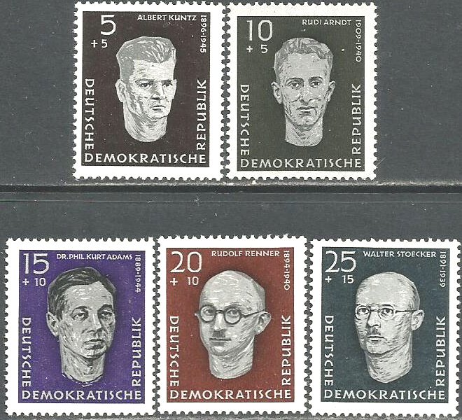 DDR #B36-B40 MNH CV$2.10 [4288]
