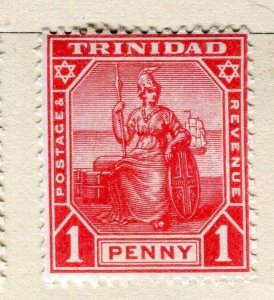 TRINIDAD; 1901-04 early classic QV Britannia issue Mint hinged 1d. value