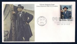 UNITED STATES FDC 32¢ Ulysses Grant 1995 Mystic