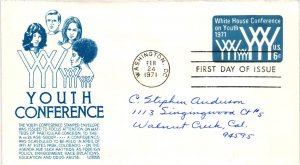 #U562 Youth Conference Stamped Envelope – Anderson Cachet Addressed to Ande...