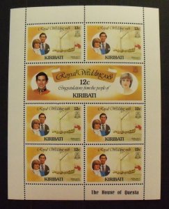 17805   KIRIBATI   MNH # 373-378      Sheets (3)               CV$ 11.60