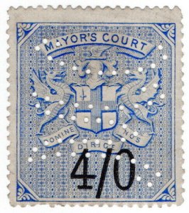 (I.B) QV Revenue : Mayor's Court 4/-