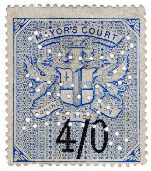 (I.B) QV Revenue : Mayor's Court 4/-