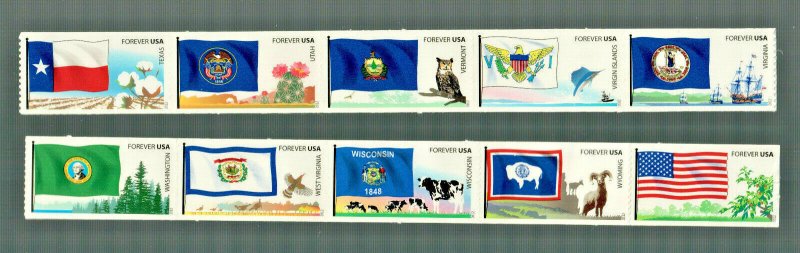 4323- 4332 FLAGS OF OUR NATION (SET 6 ) ( Ships with Tracking) 2012 MNH