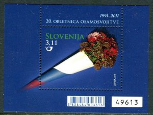 901 - SLOVENIA 2011 - 20th Anniversary of the Republic of Slovenia - MNH S/S