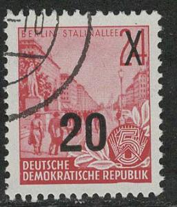 German Democratic Republic Scott # 223A, postally used