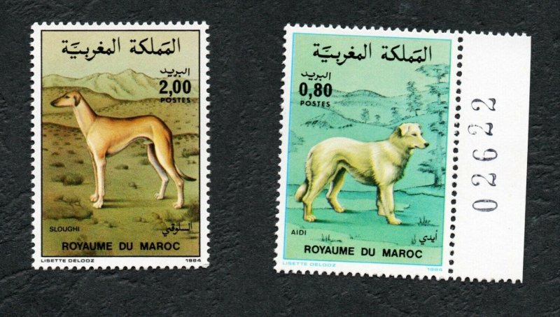 1984 - Morocco - Maroc - Dogs - Chiens - Complete set 2v.MNH** 