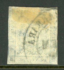 Italy 1852 Modena 20¢ Scott #12 VFU D435 ⭐⭐⭐⭐⭐ 