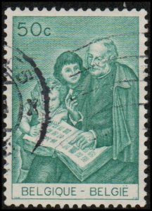 Belgium 628 - Used - 50c Sir Rowland Hill / Young Stamp Collectors (1965)