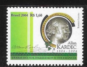 Brazil 2004 Allan Kardee Writer Sc 2946 MNH A2916