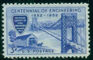 #1012 3¢ CIVIL ENG. BRIDGE STAMPS, LOT OF 400, MINT - SPICE UP YOUR MAILINGS!