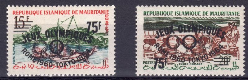 Mauritania 1962 Mi#I/II-II OLYMPIC GAMES ROME-TOKYO Set (2) MNH