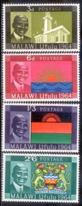 Malawi 1964 SC# 1-4 MNH-OG E28