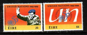 Ireland-Sc#986-7-unused NH set-United Nations-1995-