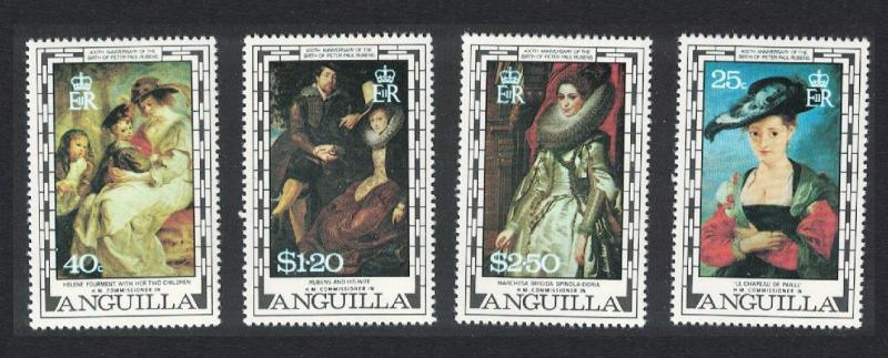 Anguilla 400th Birth Anniversary of Rubens 4v SG#303-306