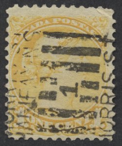 Canada Morris St Halifax NS Roller Cancel #35 1c Small Queen