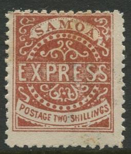 SAMOA - Scott 7d - Express -1879 - MNG -  Forgery - Single 2/- Stamp