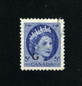 Canada #O44 - 2  used overprint 1955-56 PD