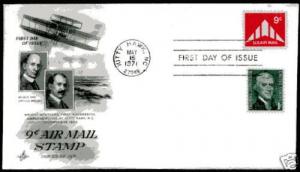 C77  9c Delta Plane Artcraft,  FDC