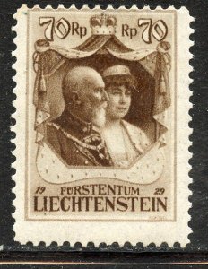 Liechtenstein # 93, Mint Hinge.