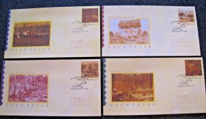 AUSTRALIA FDCs - LOT OF 4  - 1990    (aus8)