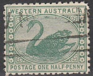 Western Australia #89  F-VF Used  CV $9.25  (A3494)